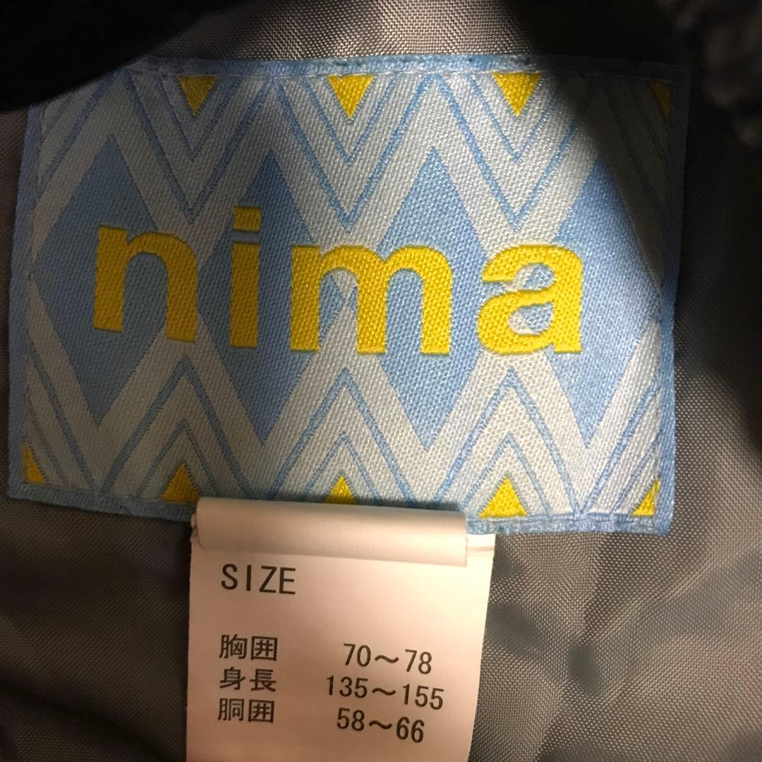 nima 子供用スキーウェア 明るいレモンイエローサイズ：135〜155