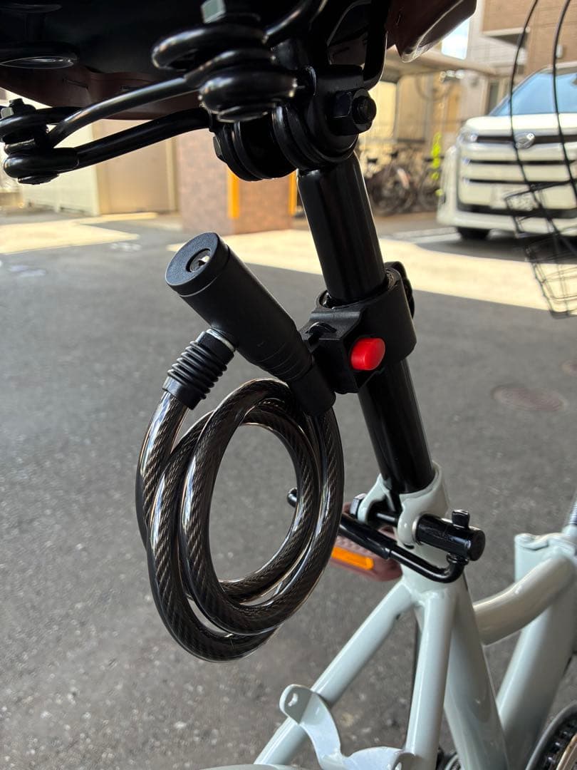 PROVOS 折りたたみ自転車 クレヨン　カゴ付き　美品　さお