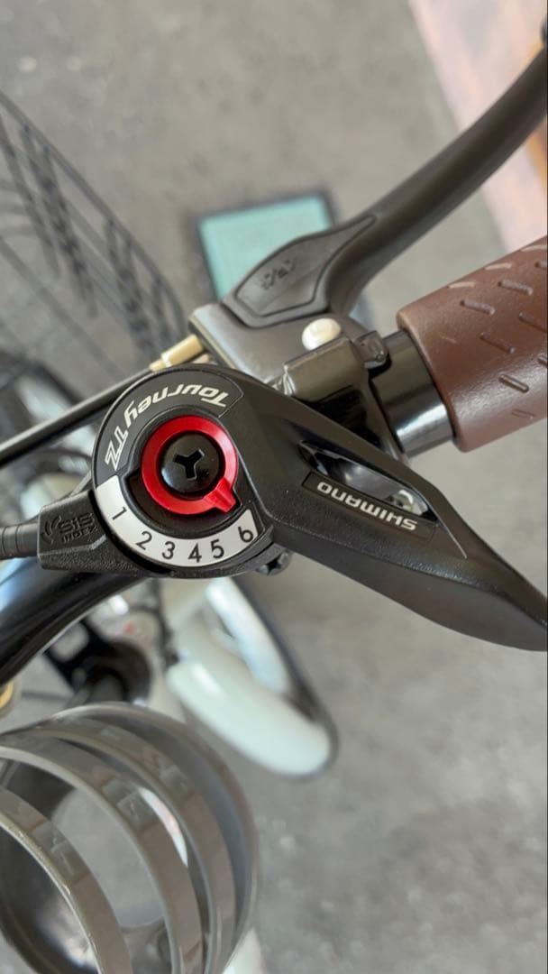 PROVOS 折りたたみ自転車 クレヨン　カゴ付き　美品　さお
