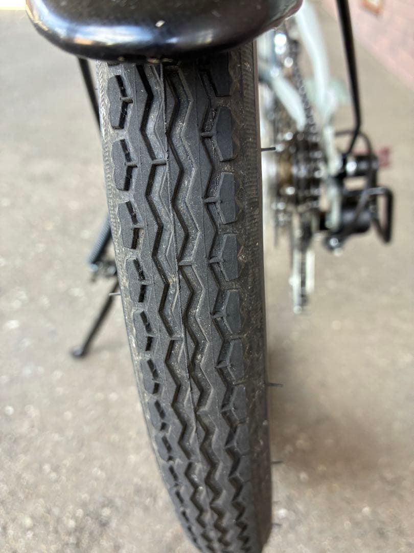 PROVOS 折りたたみ自転車 クレヨン　カゴ付き　美品　さお