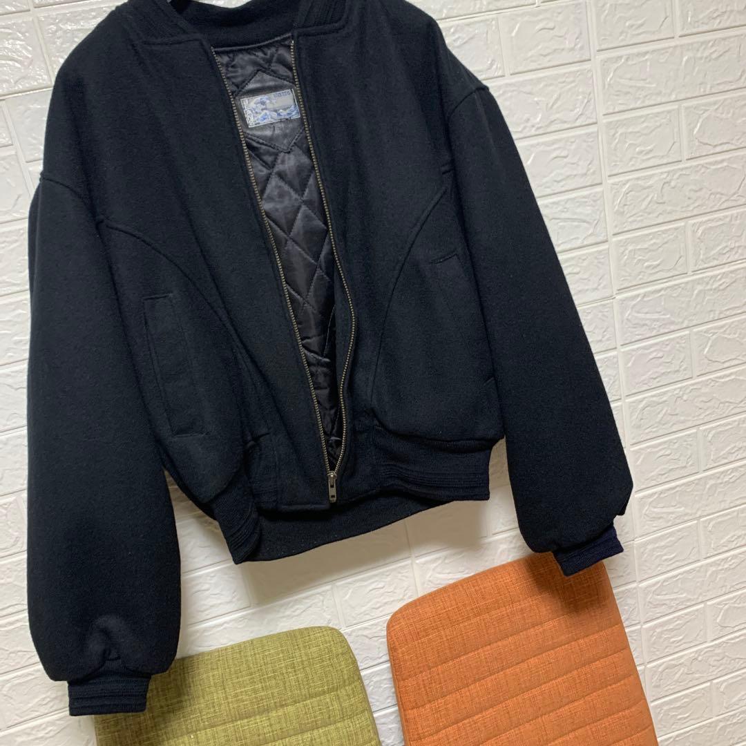 希少　KENZO JEANS ボンバージャケット ブルゾン　ビーズロゴ