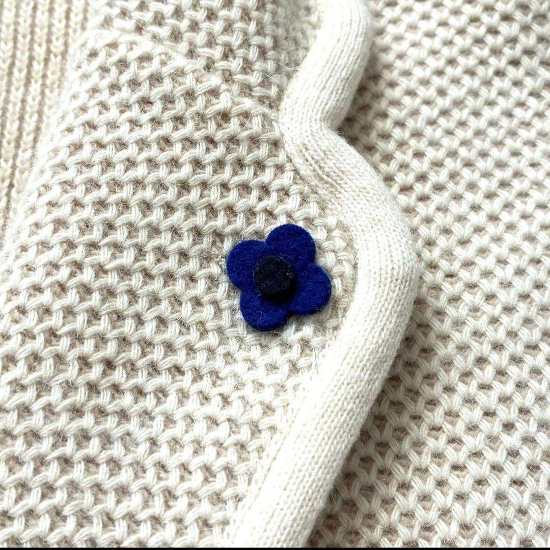 美品 LARDINI ニットテーラードジャケット 最高級アルパカウール XL