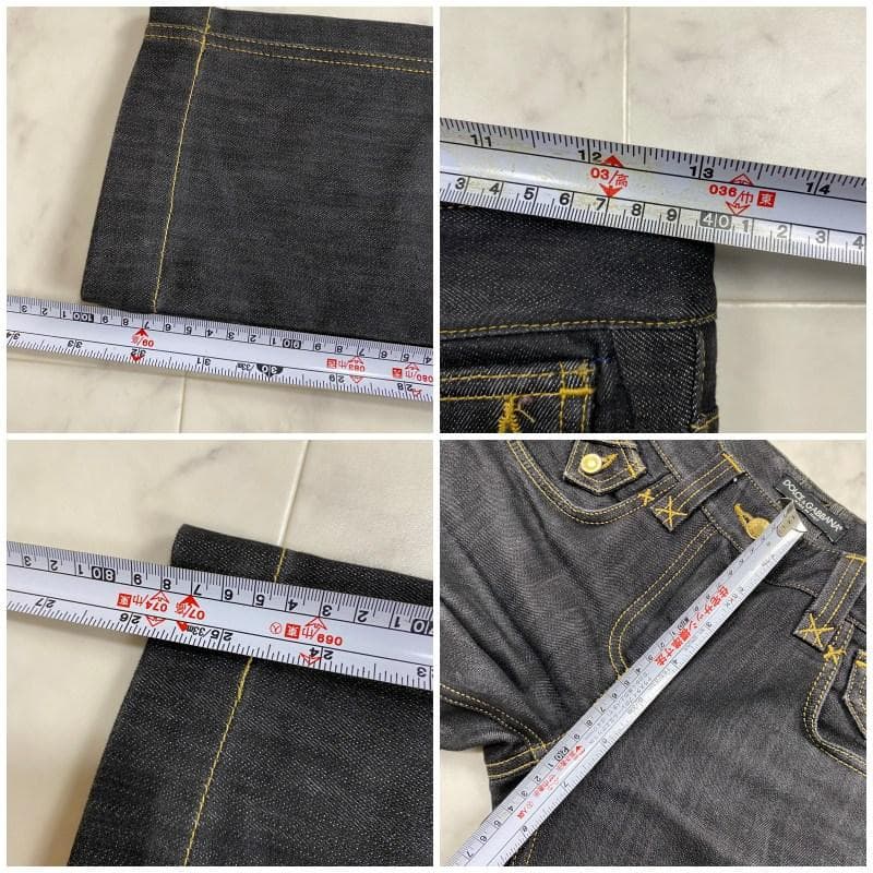 美品 Dolce&Gabbana ブラック デニム スリムフィット