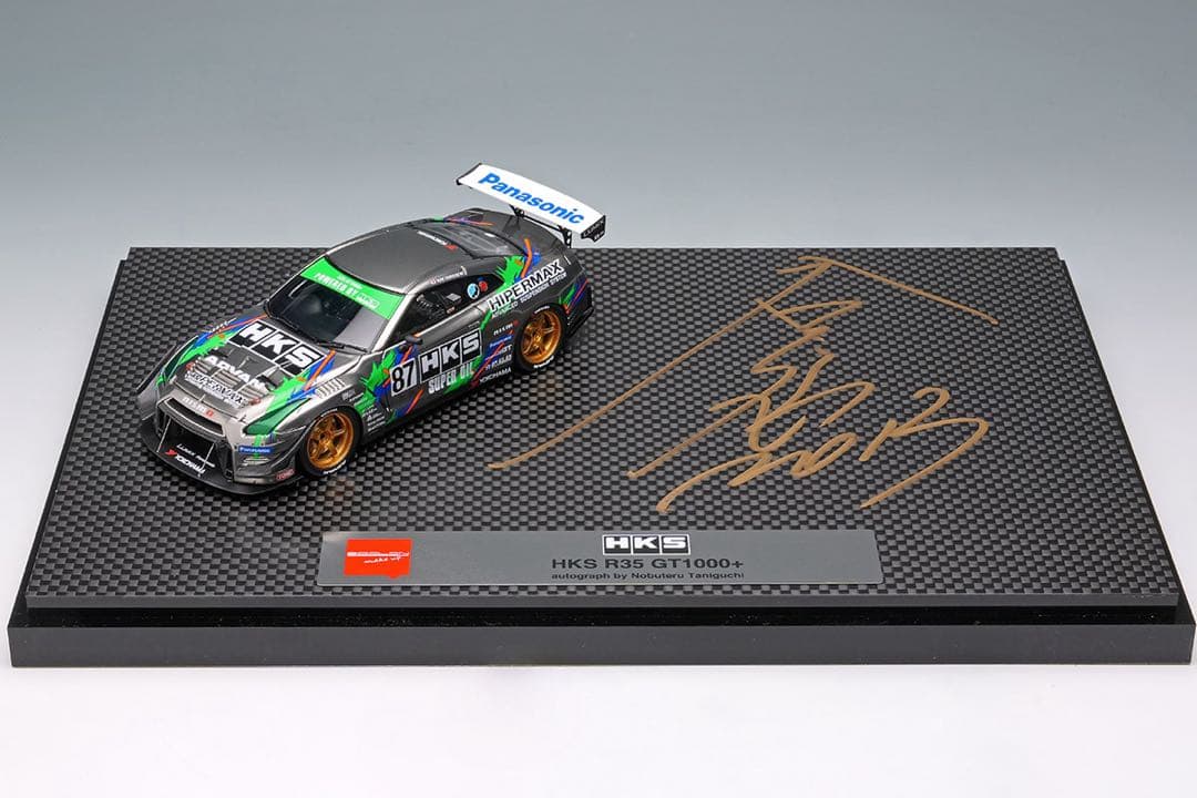 新品 HKS EIDOLON 1/43 R35 GT1000+ サイン入り