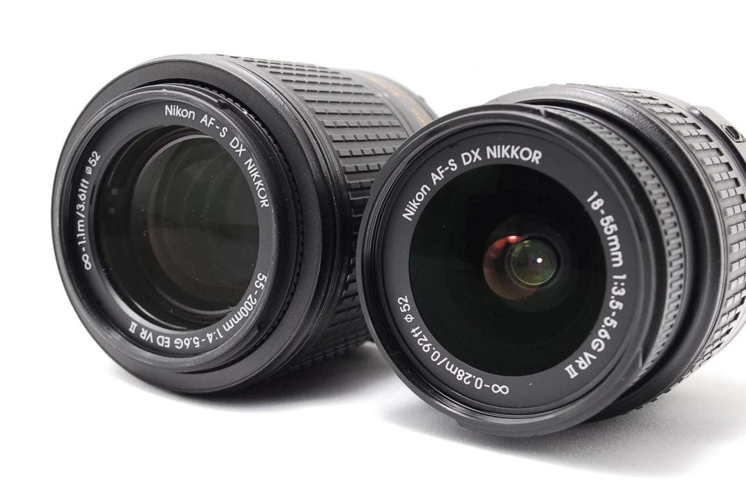 【動作◎】Nikon D5300 ダブルレンズ WiFi搭載 スマホ転送楽々