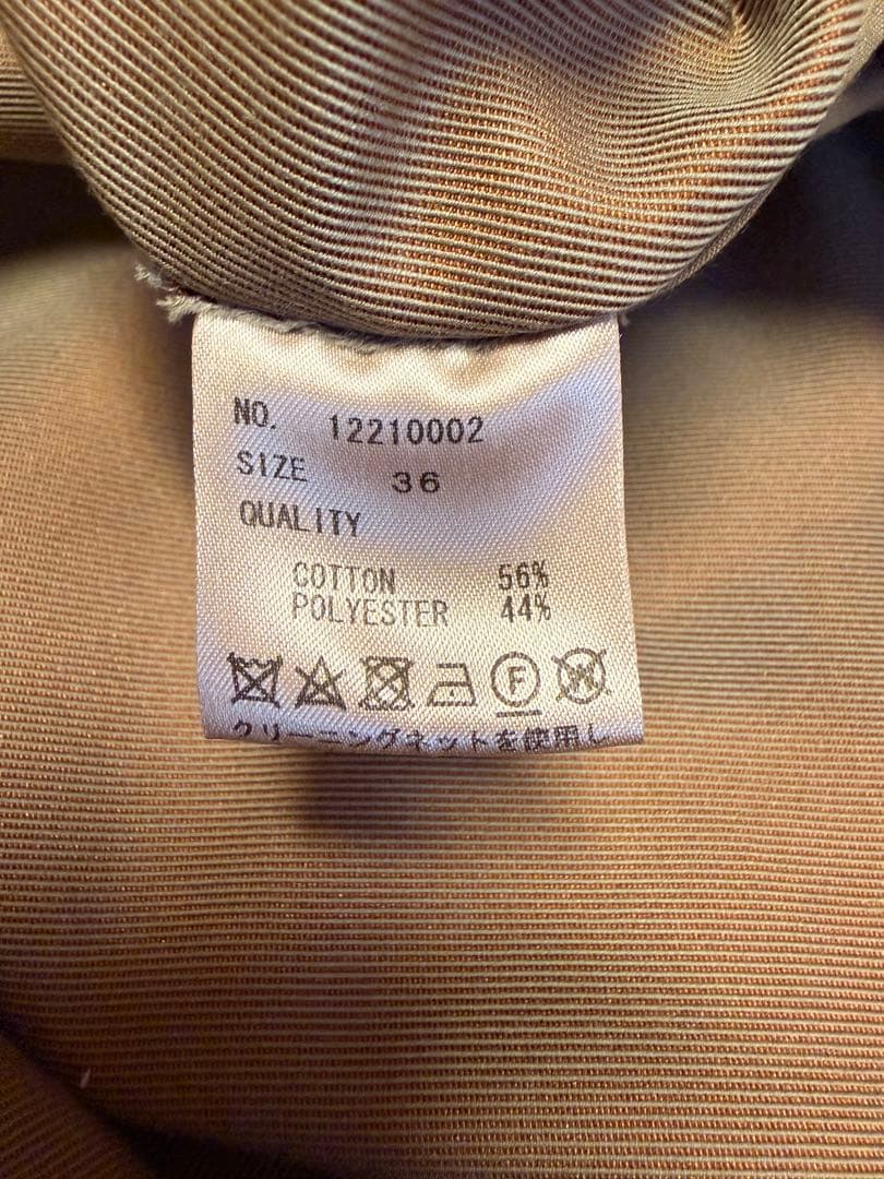 TODAYFUL Satin Twill Coatキャメル36