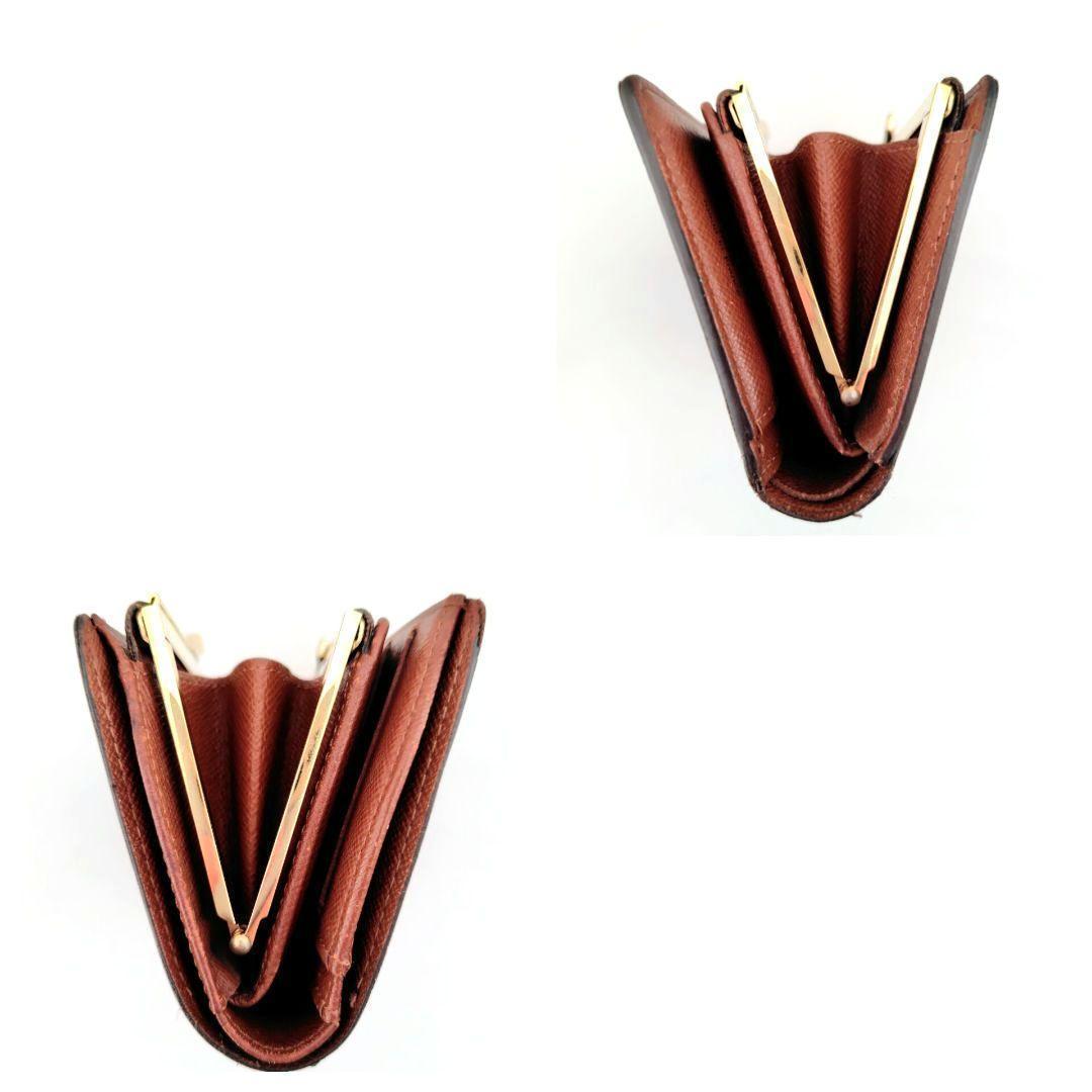 【美品】ルイヴィトン モノグラム ポルトモネヴィエノワ がま口財布