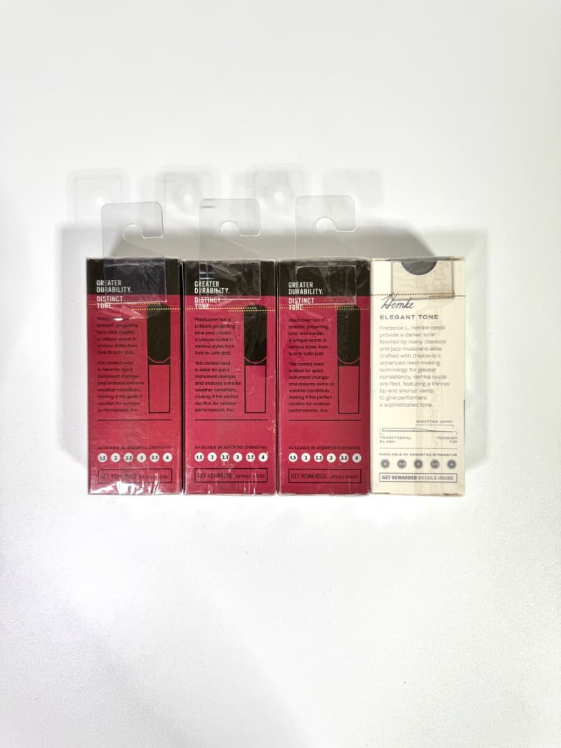 バリトンサックスリード ダダリオ 4本 新品