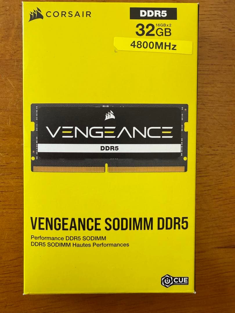 CORSAIR DDR5-4800MHz ノートPC用 [16GB×2枚]