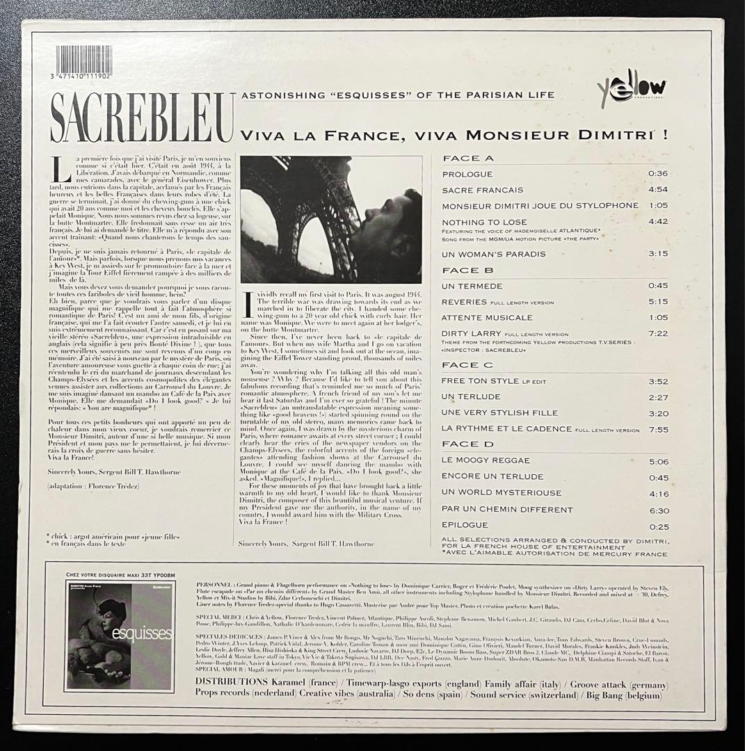 【2LP/FR盤】Dimitri From Paris / Sacrebleu