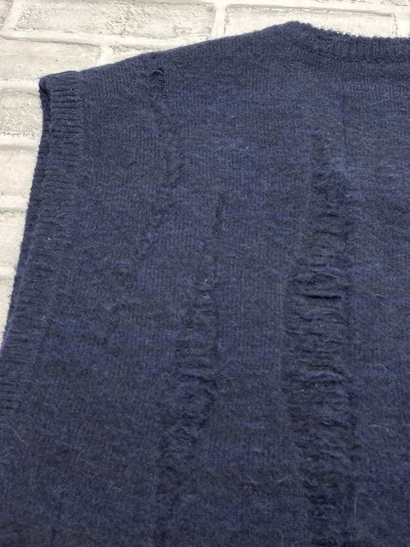 美品　SSZ BORO MOHAIR VEST ニットベスト