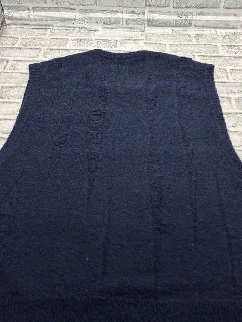 美品　SSZ BORO MOHAIR VEST ニットベスト