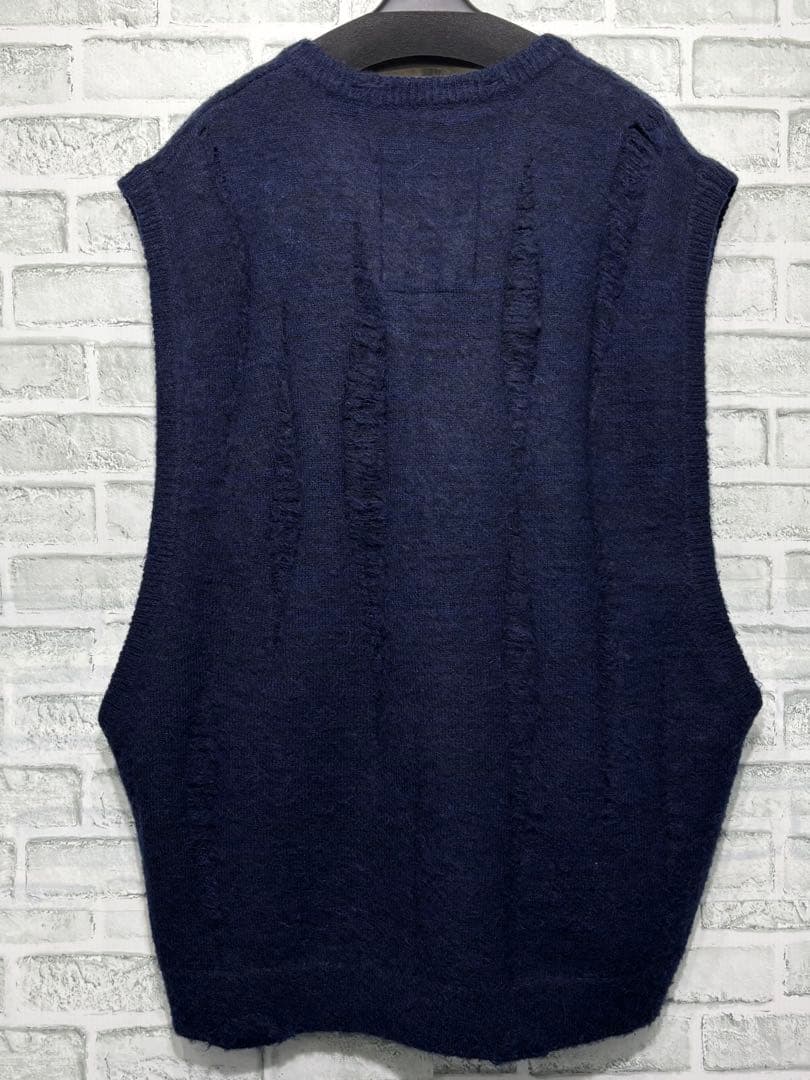 美品　SSZ BORO MOHAIR VEST ニットベスト