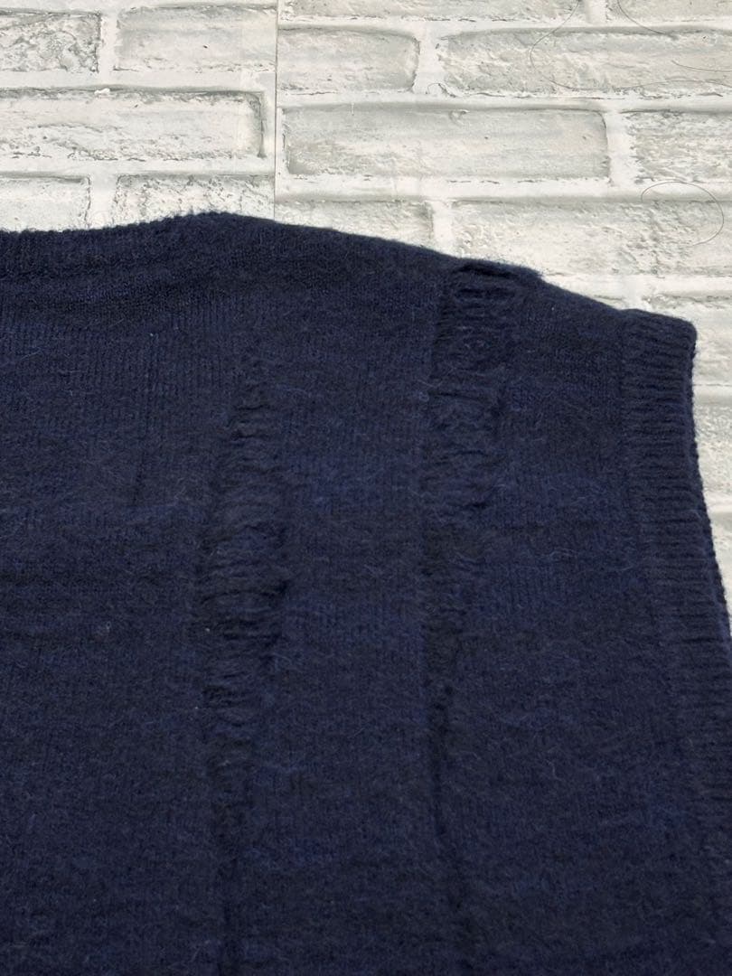 美品　SSZ BORO MOHAIR VEST ニットベスト