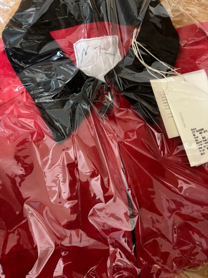 26ss ANCELLM ZIP BLOUSON(RED) サイズ1