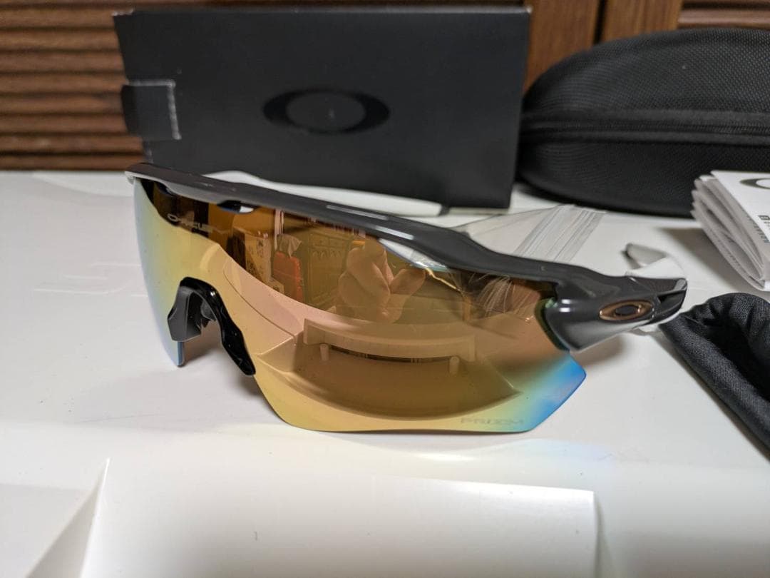 新品 オークリー レーダーEVパス プリズムローズゴールド OAKLEY