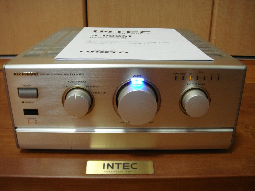 整備済 程度良 ONKYO オンキョー プリメインアンプ A-922M 取説付