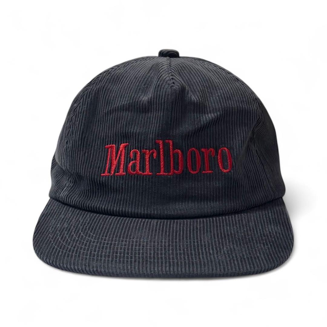 Marlboro マルボロ CAP コーデュロイキャップ グレー