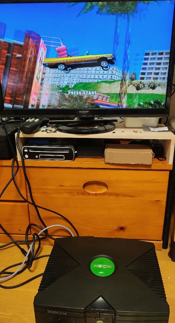 XBOX初代 EVOX化 〜トムソン HDD500GB-ROCKY5+1ゲーム