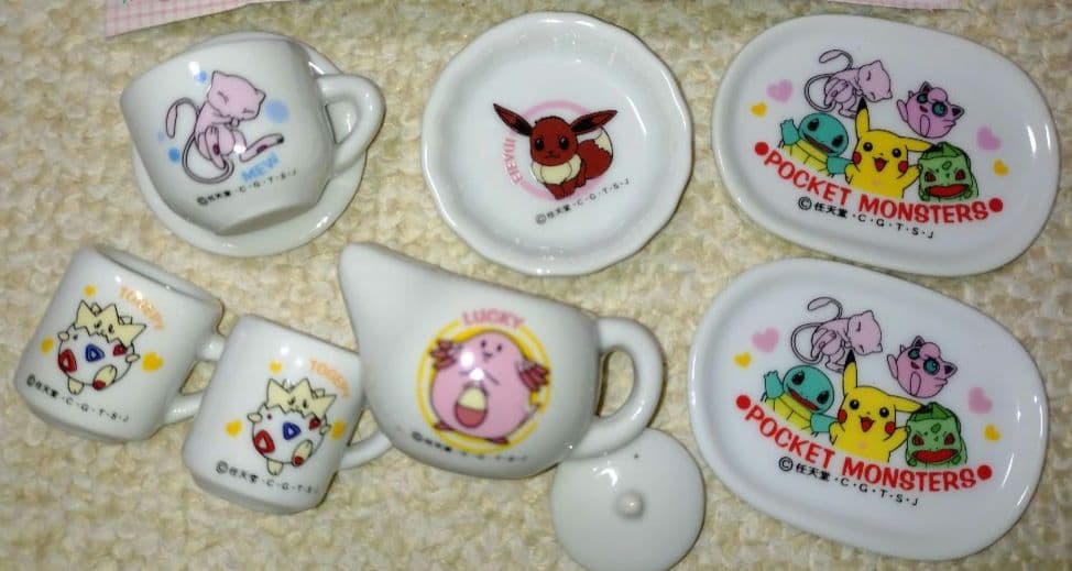 【激レア】初期 ポケモン ミニチュア食器セット 平成レトロ バンダイ