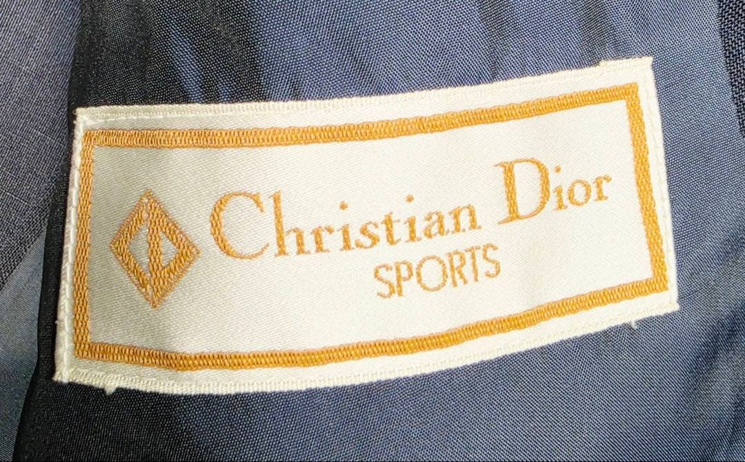 Christian Dior テーラードジャケット金ボタン　背抜き　春夏用　高級