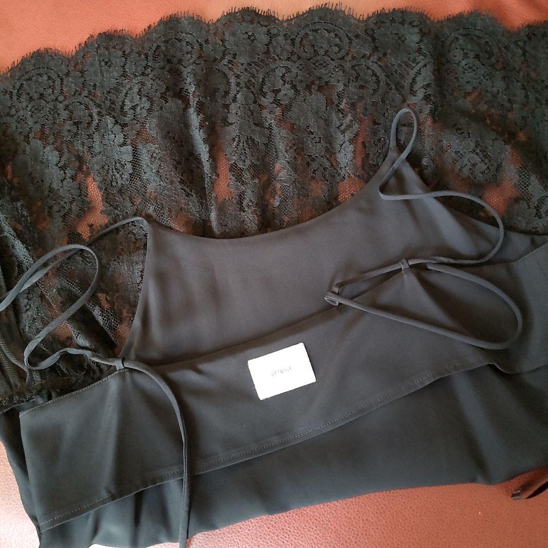 L'Appartement/Solstiss LACE CAMISOLE黒レース