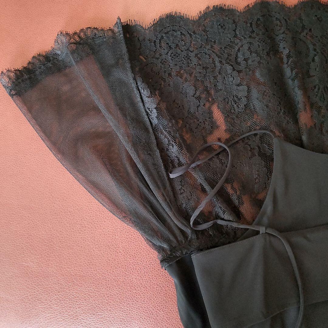 L'Appartement/Solstiss LACE CAMISOLE黒レース