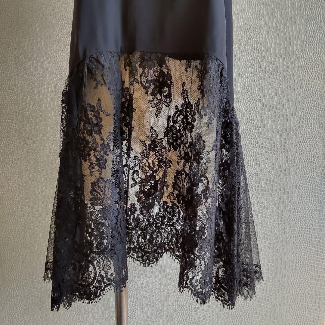 L'Appartement/Solstiss LACE CAMISOLE黒レース