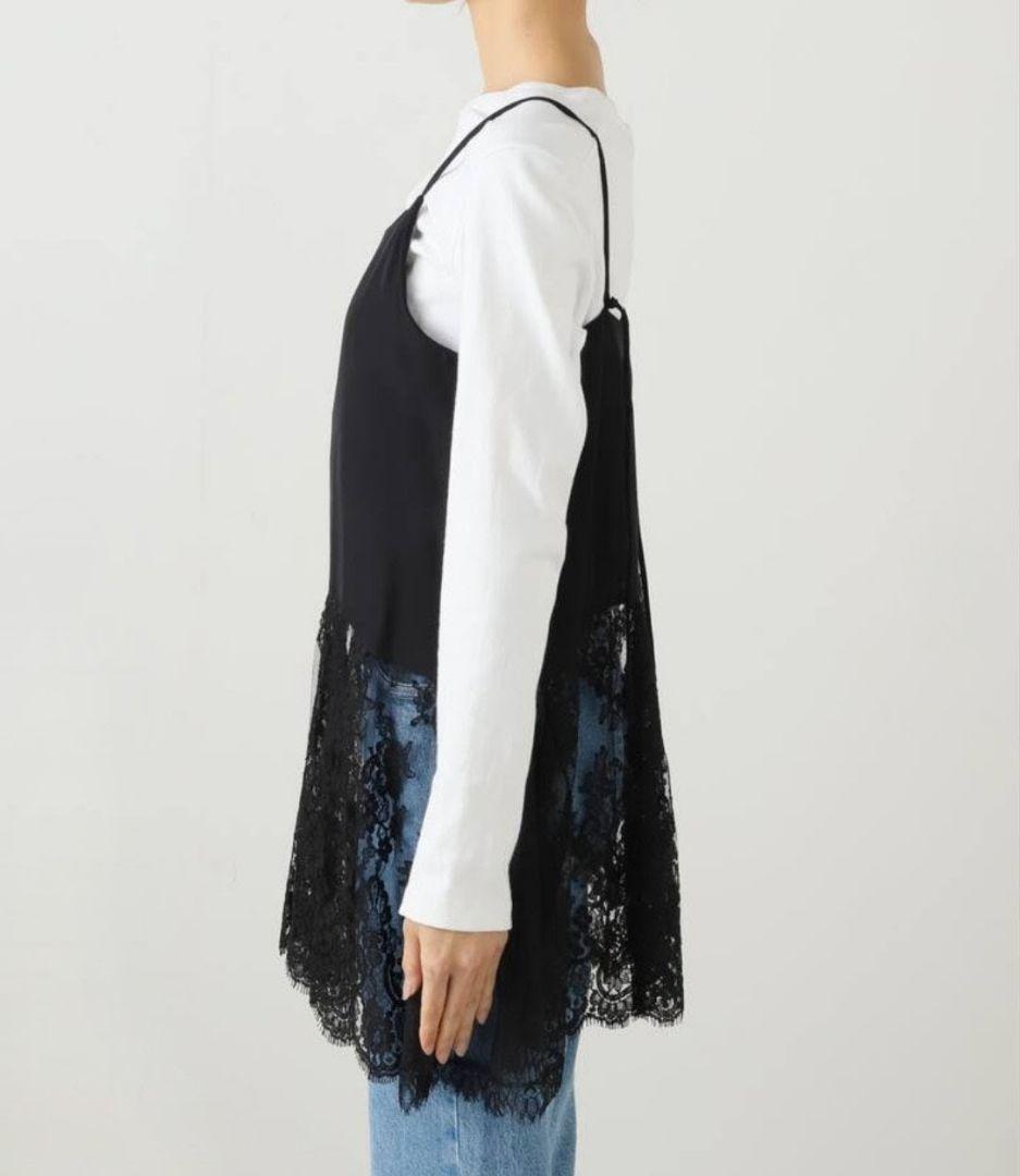 L'Appartement/Solstiss LACE CAMISOLE黒レース