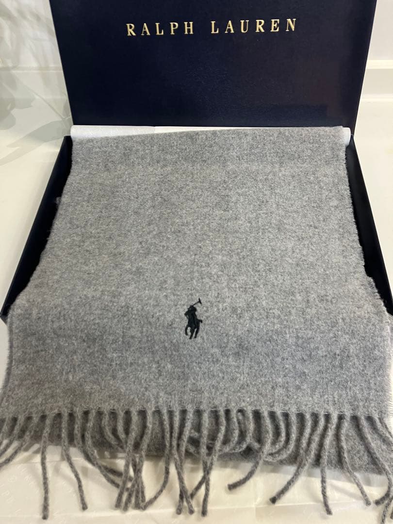 Polo Ralph Lauren ウール100% 新品未使用マフラー