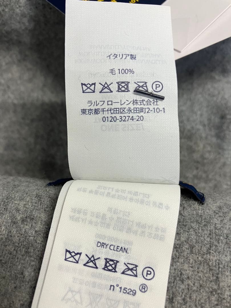 Polo Ralph Lauren ウール100% 新品未使用マフラー
