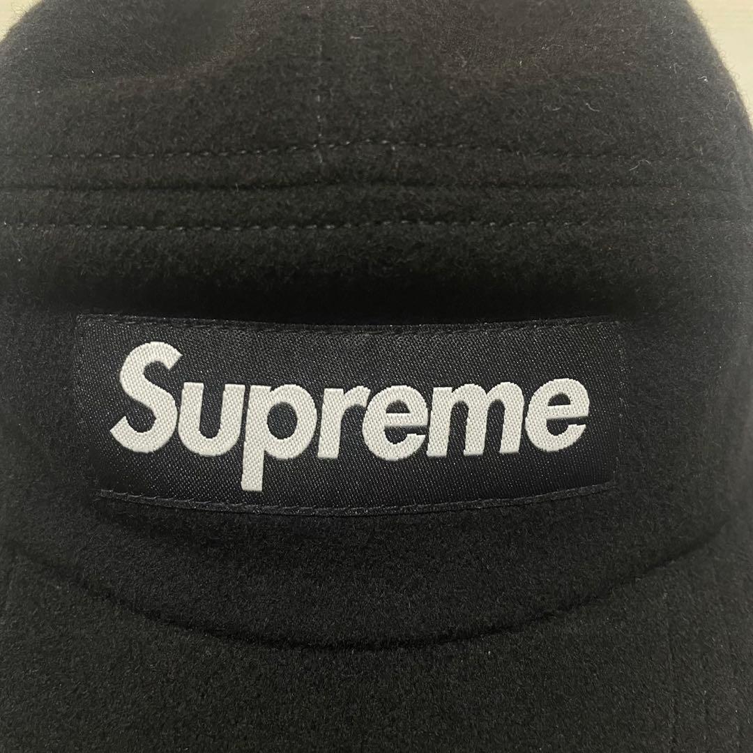 Supreme Wool Camp Cap Black 25FW キャップ
