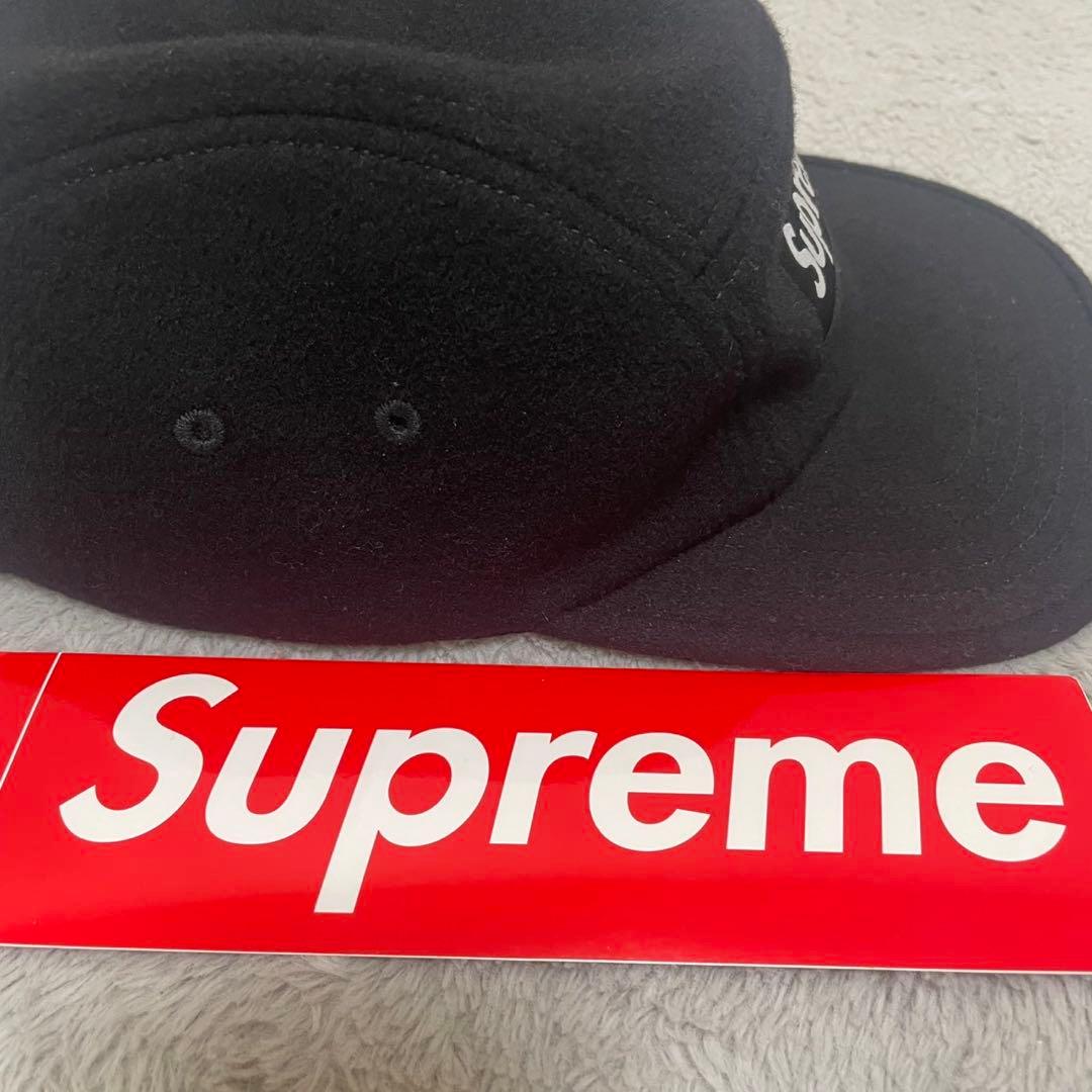 Supreme Wool Camp Cap Black 25FW キャップ