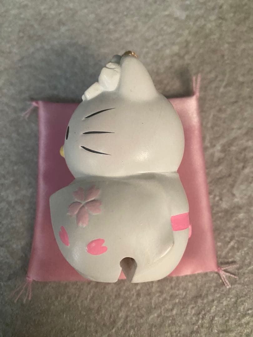 2001年物☆サンリオ ハローキティ 陶器置物 2体セット ビンテージ品