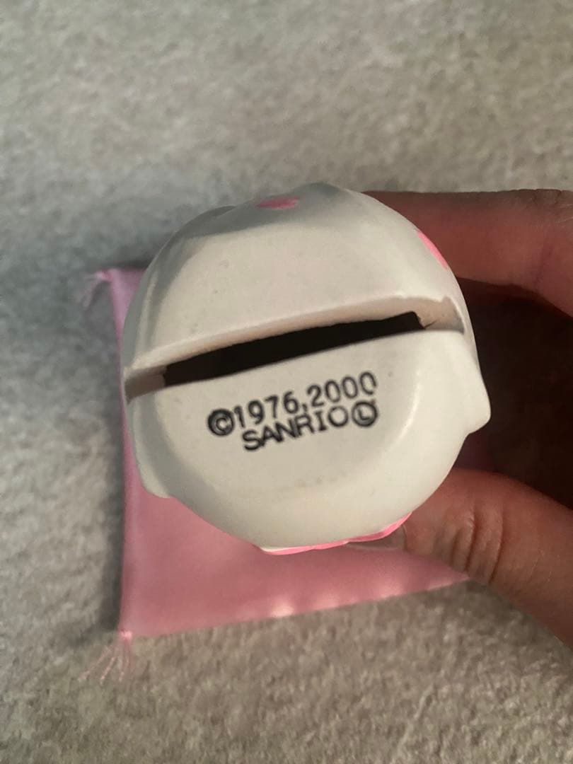 2001年物☆サンリオ ハローキティ 陶器置物 2体セット ビンテージ品