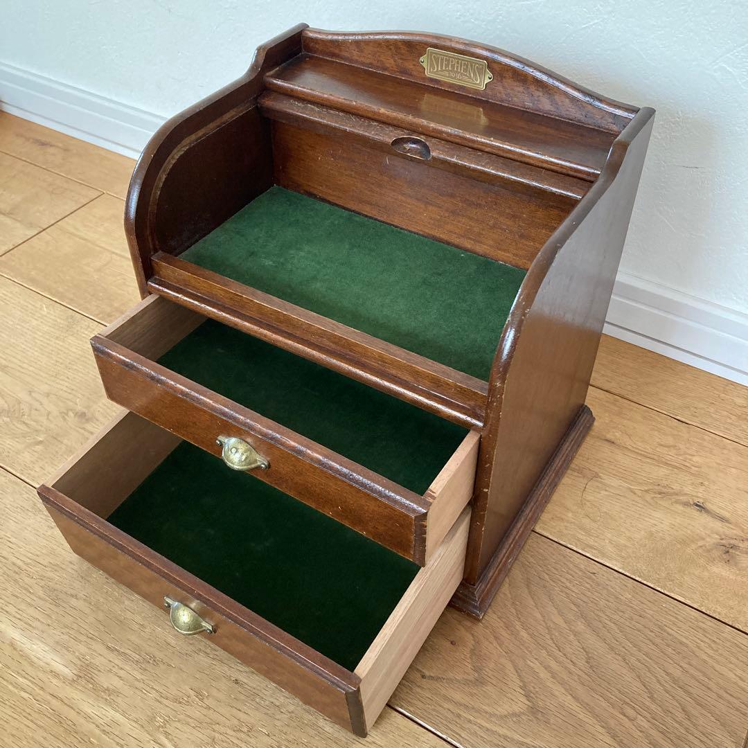 STEPHENS' 1936 ヴィンテージ　アクセサリーケース　小物入れ　蛇腹