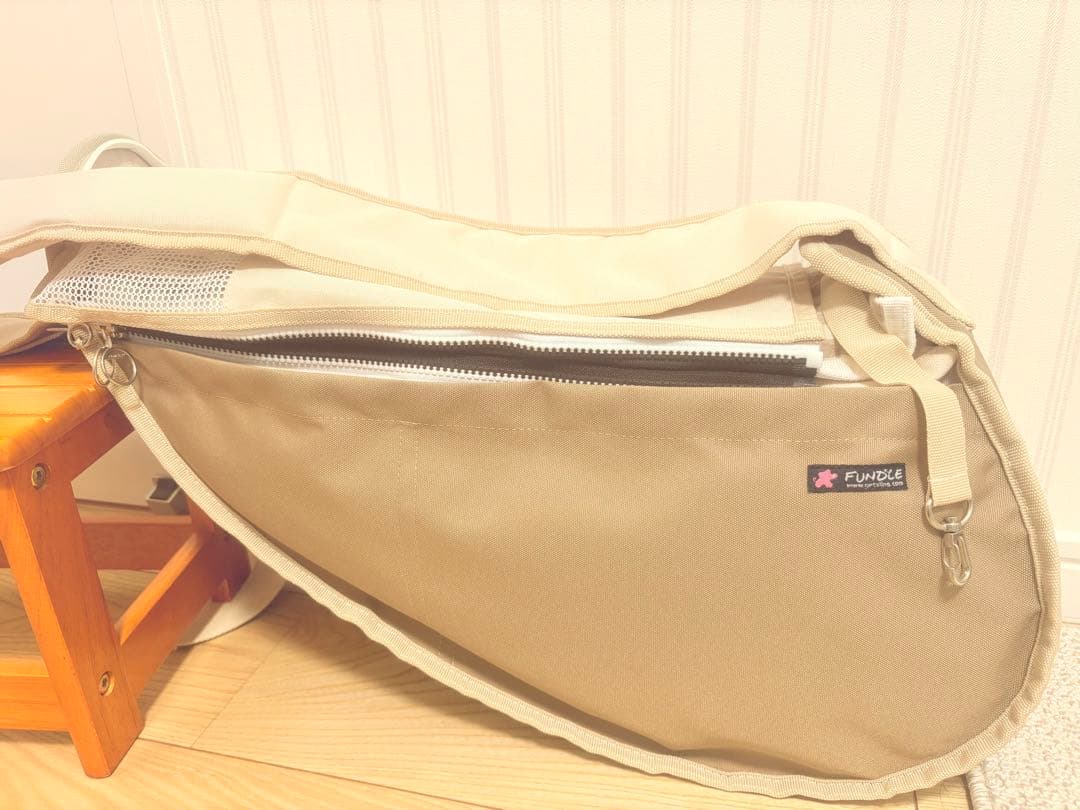 hann様⭐︎FUNDILE ベージュキャリーバッグ　スタンダード　「黄色い中敷き