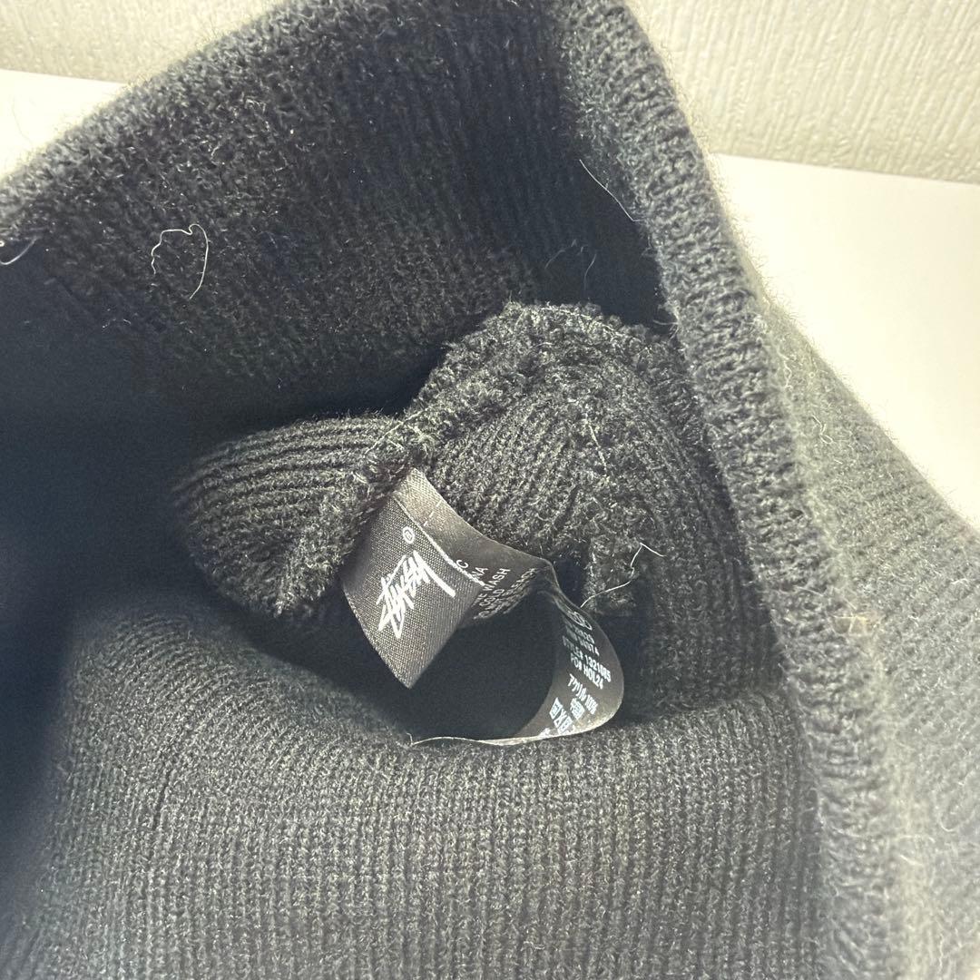 Stüssy ブラック スカルキャップ
