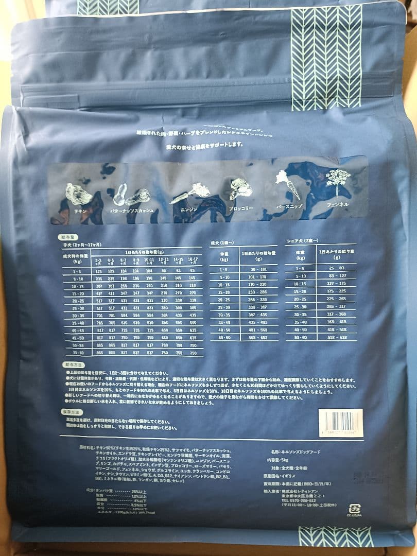 ネルソンズ　ドッグフード 5kg×2袋