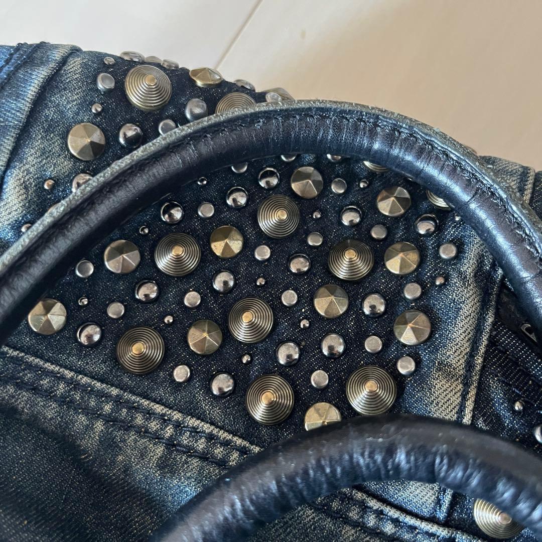 DIESEL denim デニムスタッズ ボストンバッグ