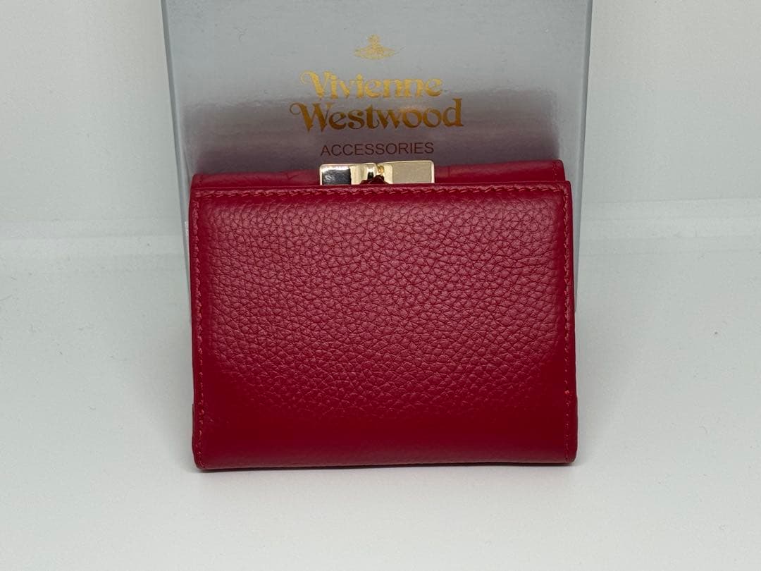 【新品未使用】Vivienne Westwood 赤 三つ折り財布
