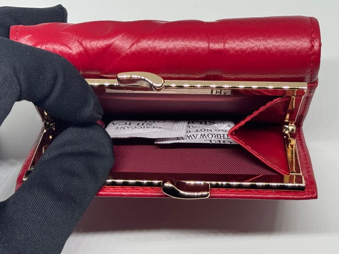 【新品未使用】Vivienne Westwood 赤 三つ折り財布