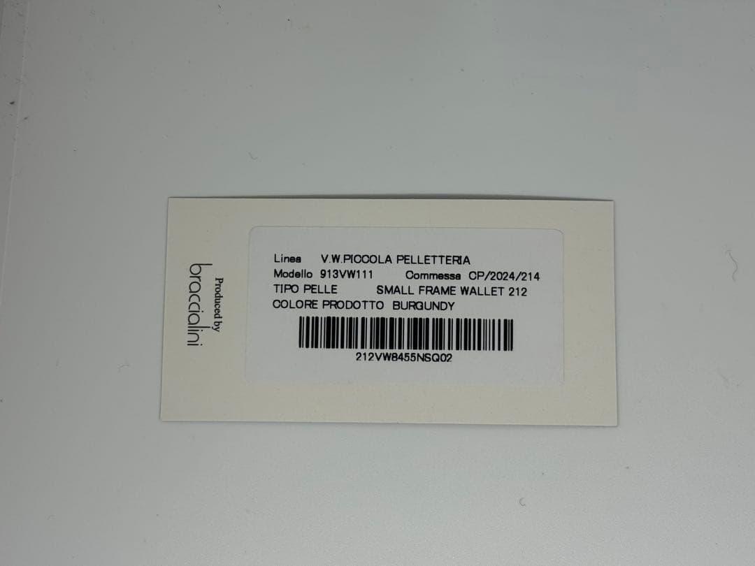 【新品未使用】Vivienne Westwood 赤 三つ折り財布