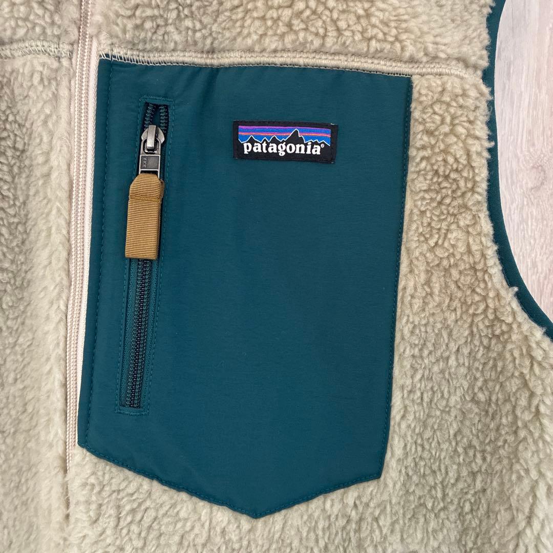 patagonia レトロxベスト　Mサイズ ペリカン