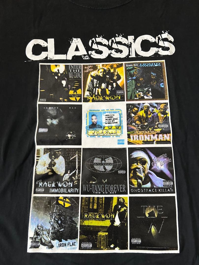 トップス Wu Tang Clan Classics Tee Vintage Y2K