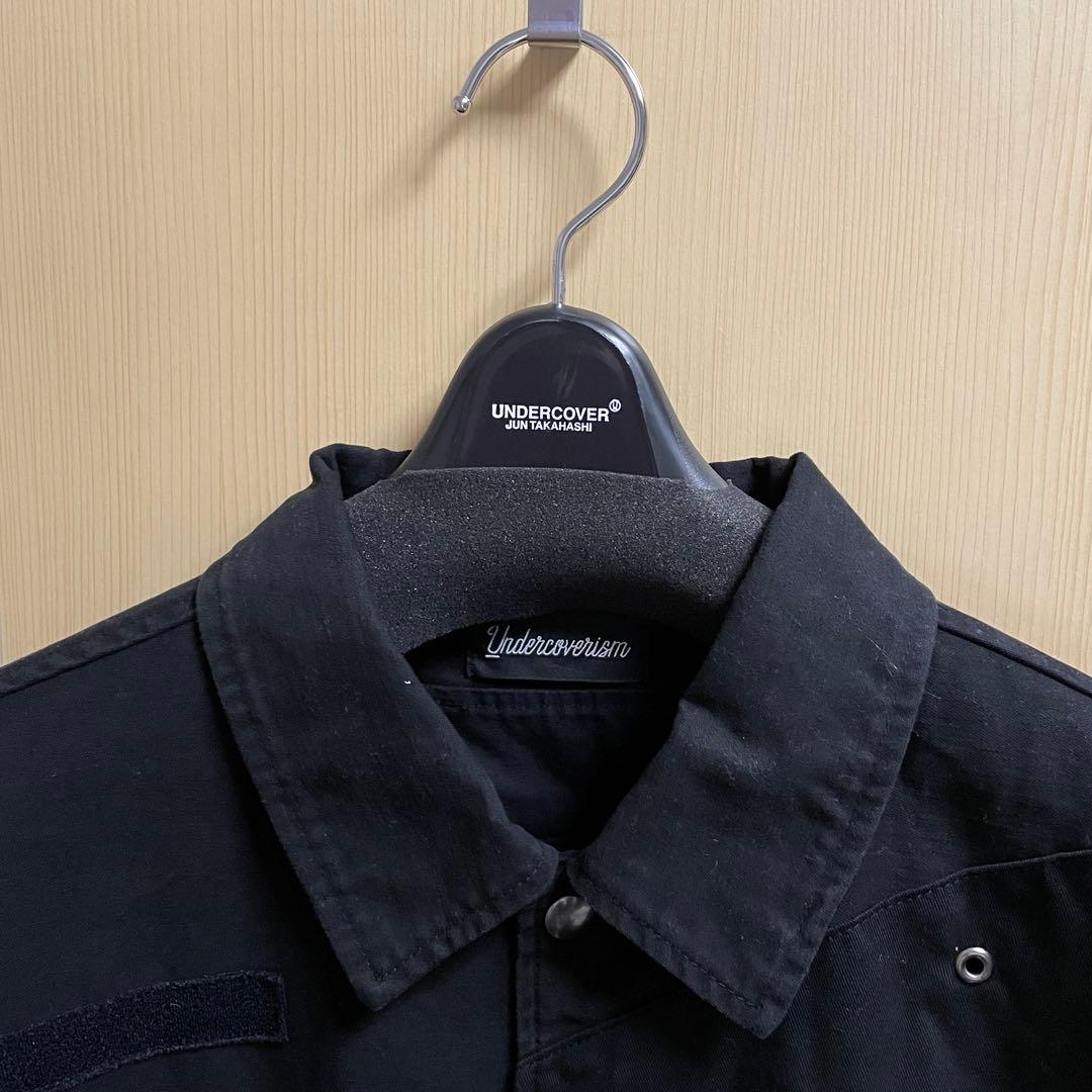アンダーカバーイズム 解体アーミーコットンコーチJKT BLACK size 4