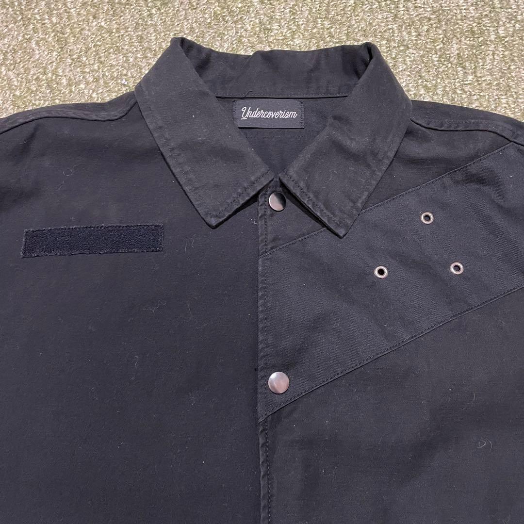 アンダーカバーイズム 解体アーミーコットンコーチJKT BLACK size 4