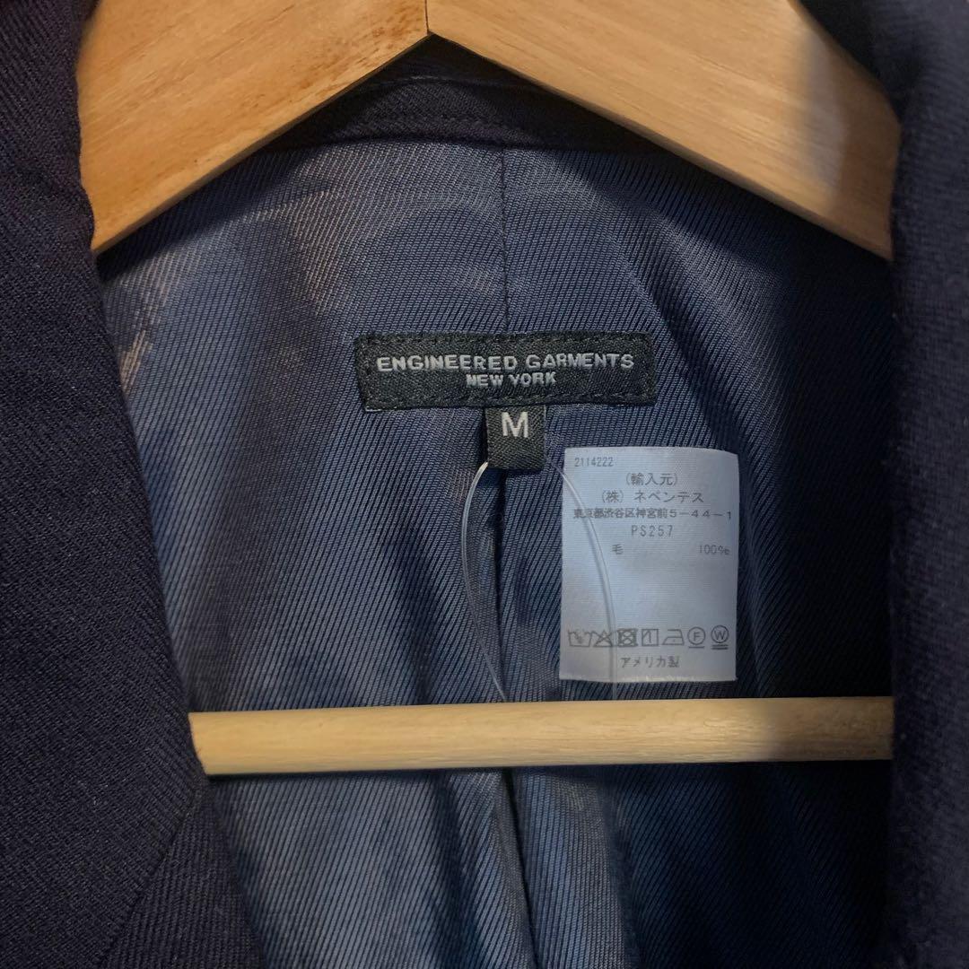 Engineered Garments ウール ダブルブレザー M濃紺 ネイビー