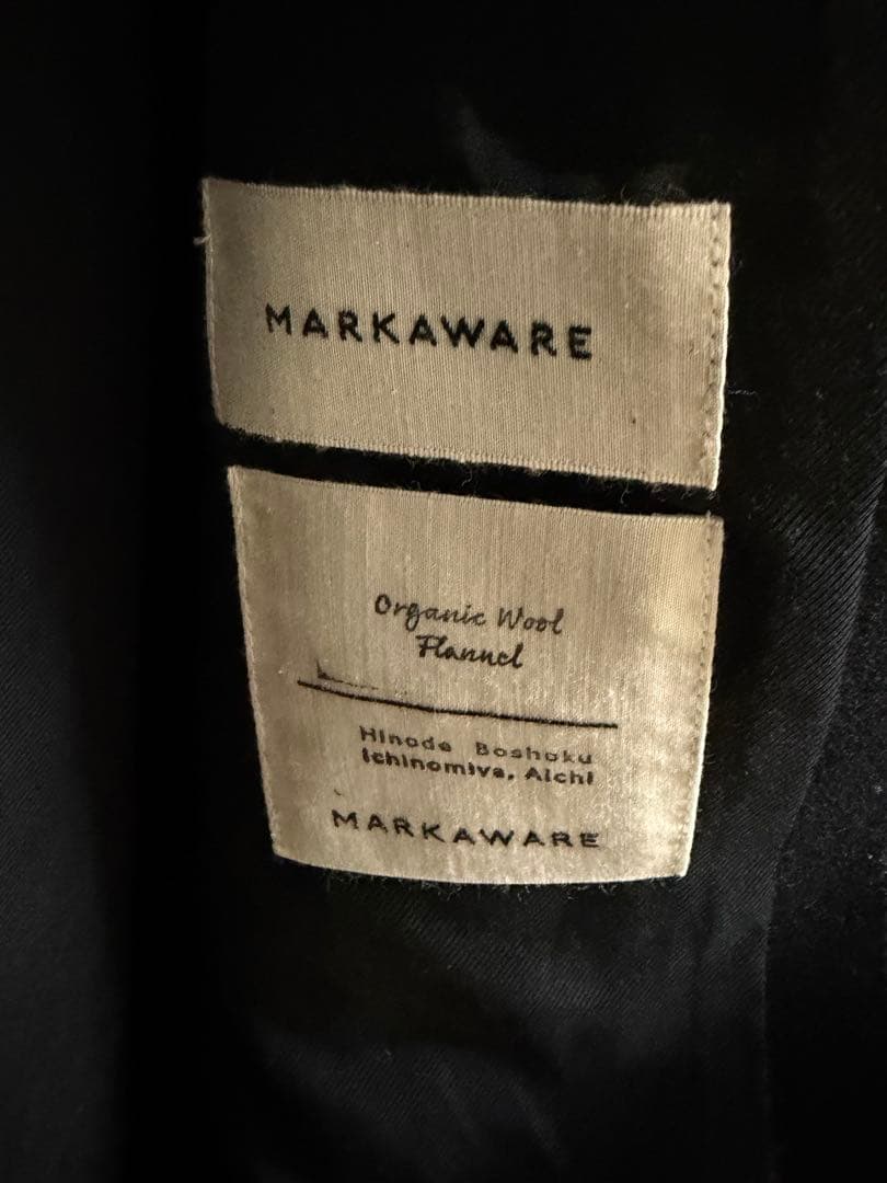 MARKAWARE 2/14オーガニックウールフランネルスポーツコート