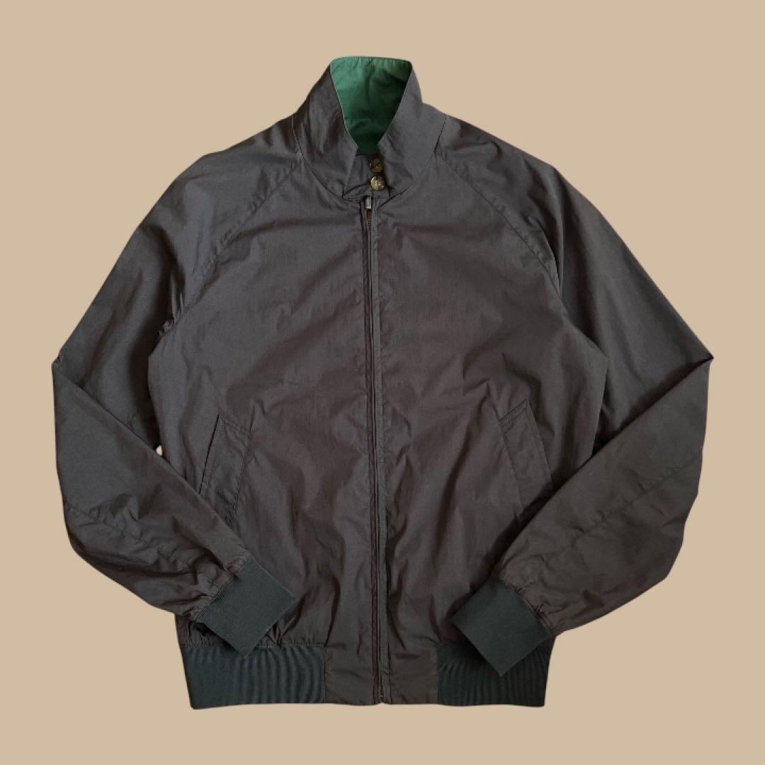 希少❗️ BARACUTA G-9 バックロゴ リバーシブル ハリントンジャケット
